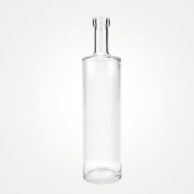 Clear Matte Black Glass Liquor Bottle 750ml Nordic Gin Whiskey Vodka Liquors and Beverage