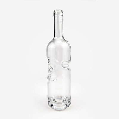 Glass Bottle 750ml for Spirits and Wine Screen Printing Hot Stamping Engraving