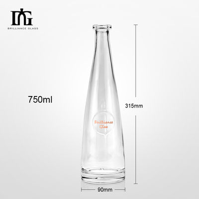 Custom Design Screen Printing Glass Bottle for Vodka and Whisky 500ml 700ml 750ml Capacity