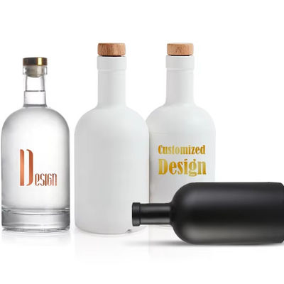 Glass Bottle for Vodka Spirit Whisky Gin Liquor 200ml 375ml 500ml 700ml 750ml Perfect
