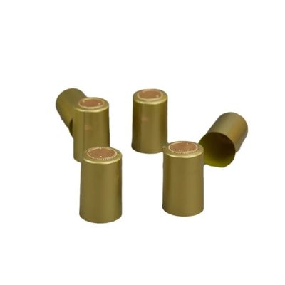 Customized PVC Necking Tape Glass Bottle Shrink Cap for Beverage Packaging Solutions