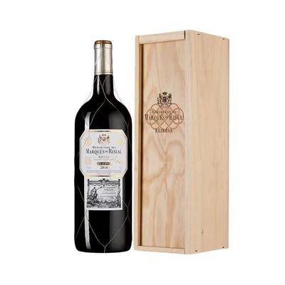 Custom Order Accepted Single Bottle Reusable Gift Box with Crocodile Grain Pu Leather
