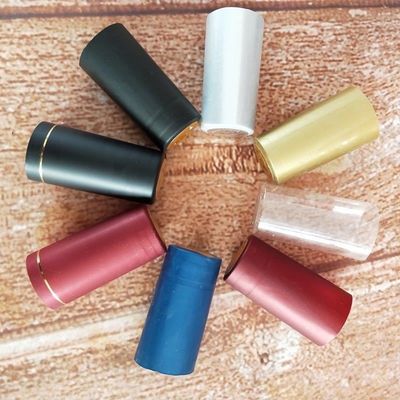 Sealing Round Shape Pvc Clear Neck Shrink Bands Sleeve For Customized Bottle Cap