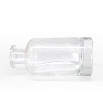Glass Body Material Transparent Liquor Spirit Bottle with Cork Custom 500ml 750ml Bottles