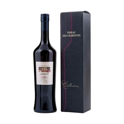 Other Gift Craft Storage Leather Wine Box And Handles Single Bottle Reusable Gift Box Crocodile Grain Pu Leather Double Bottle 750ml Red Wine Box
