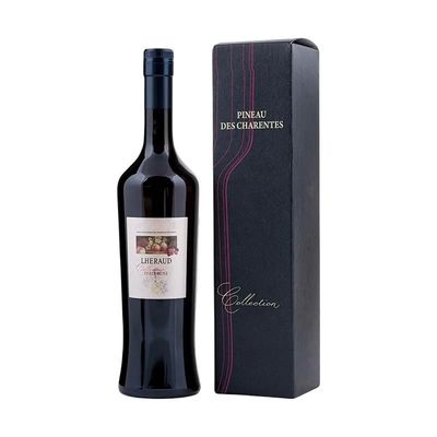 Customized Shape Engraved Double Red Wine Packing Box Leather Pu For Craft