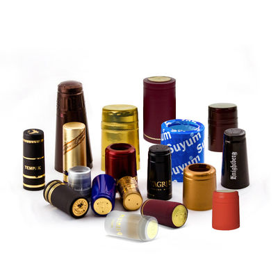 Plastic Aluminum PVC Heat Shrinkable Wraps Film for Round Shape Custom Whiskey Bottle
