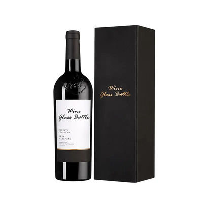 Paperboard Packaging For Whisky Wine/ Water Bottle Gift Box With Customized Eva Inside