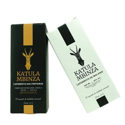Paperboard Packaging For Whisky Wine/ Water Bottle Gift Box With Customized Eva Inside