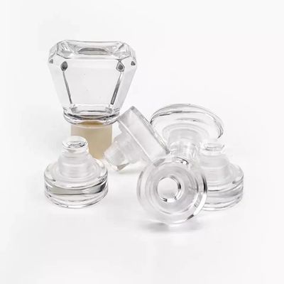 Customized Size Aluminum Glass T Shape Cap with Polymer Stopper and Wooden Painting