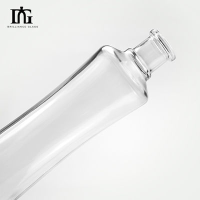 Engraving Surface Handling 750ml 500ml 350ml Glass Empty Bottle for Whiskey and Gin