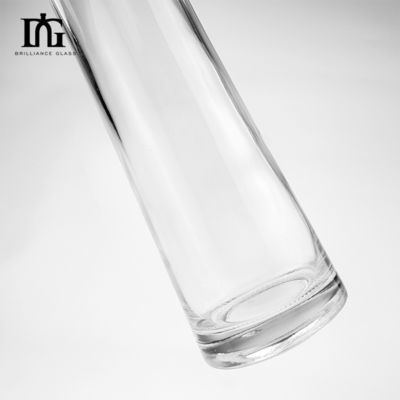 Engraving Surface Handling 750ml 500ml 350ml Glass Empty Bottle for Whiskey and Gin