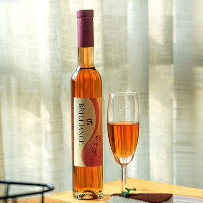 200ml 375ml 500ml 750ml 1000ml round glass liquor bottle with cork lid and custom design
