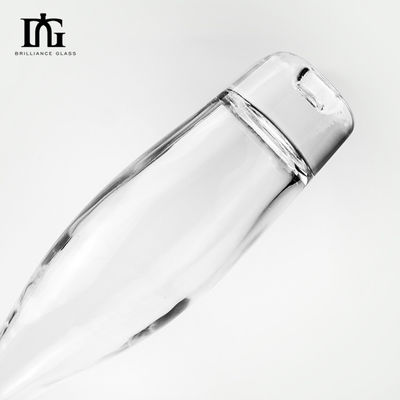 550ml Glass Bottle for Whisky Brandy Vodka OEM/ODM Acceptable and Engraving Surface Handling