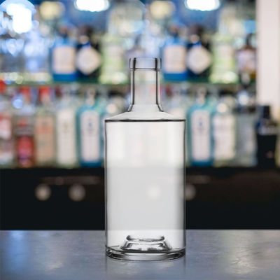 Shaped Shrink Cap Seal Glass Bottles for Liquor and Wine 700ml Capacity Screw Cap