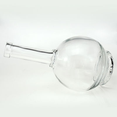 Custom Big Belly Round Shape 50cl Wine Glass Bottle 500ml for Liquors and Beverages