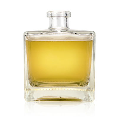 Engraving Custom 750ml Square Glass Bottle for Fruit Wine Whiskey Vodka Brandy Rum Gin