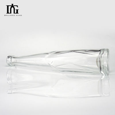 Glass Body Engraving Surface Handling 500ml Round Champagne Bottle with Good Sealing
