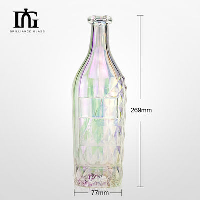 Glass Bottle for Spirits Liquor 700ml Capacity Cork and Screw Cap Customized Design