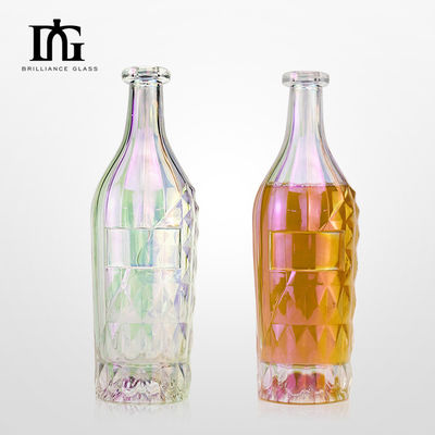 Glass Bottle for Spirits Liquor 700ml Capacity Cork and Screw Cap Customized Design