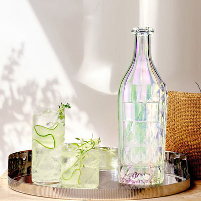 Glass Bottle for Spirits Liquor 700ml Capacity Cork and Screw Cap Customized Design