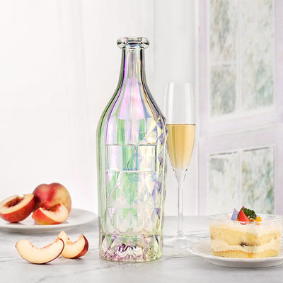 Glass Bottle for Spirits Liquor 700ml Capacity Cork and Screw Cap Customized Design