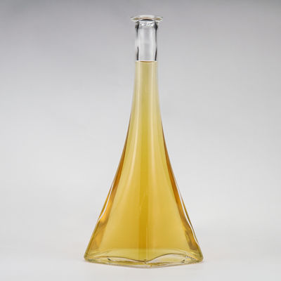 Whisky Vodka Rum Brandy CORK Glass Bottle with Easy Hold Fashion Shape and Sealing Type CORK