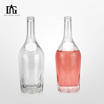 Glass Bottle for Vodka Whiskey Brandy Rum Liquor Exquisite Design and Functionality