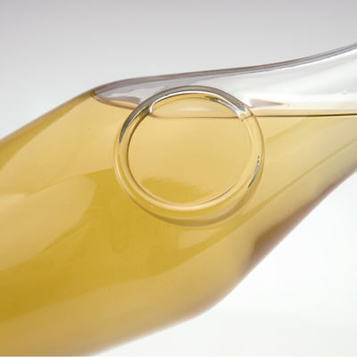 Liquors and Beverage 700ml Cork Stopper Transparent Glass Bottle for Brandy Vodka Spirit