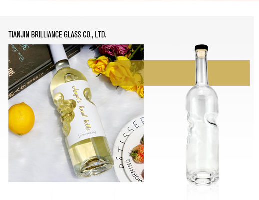 Matte Dark Glass Vodka Bottle for Spirits and Wine Screen Printing Hot Stamping Painting