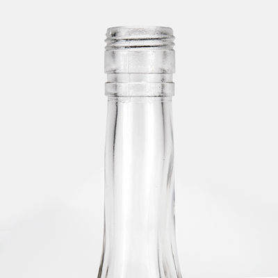 Vodka 500ml Blue Glass Whiskey Spirit Bottle with Cork and Screw Cap