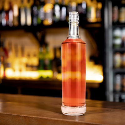 Glass Bottle for Liquor 500ml Super Flint Alcohol Whisky Vodka Brandy Custom Empty Spirits