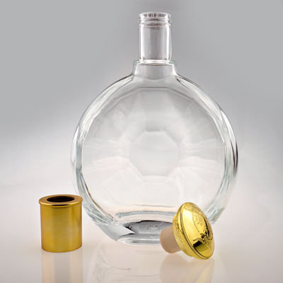 500ml 700ml 750ml Glass Bottles for Frost Surface Handling Gin Vodka Whiskey Liquor Spirit