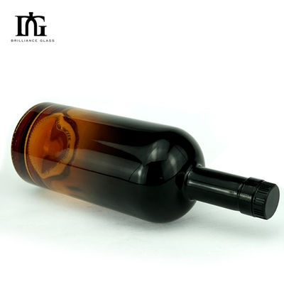 Spray Paint Glass Bottles 700ml Clear Nordic Design with Cork Stopper Included
