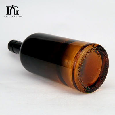 Spray Paint Glass Bottles 700ml Clear Nordic Design with Cork Stopper Included