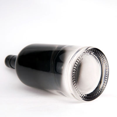 700ml 750ml 1000ml Spray Painting Cork Stopper Super Flint Wine Spirits Glass Bottle