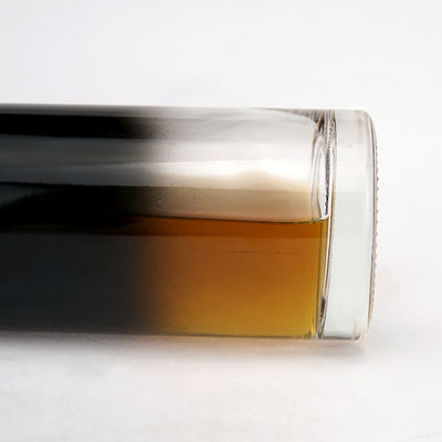 700ml 750ml 1000ml Spray Painting Cork Stopper Super Flint Wine Spirits Glass Bottle
