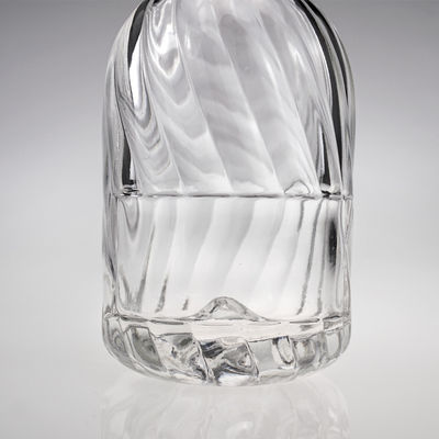 Customized Engraving 375ml 500ml 700ml Glass Bottles for Juice Wine Alcohol Rum Brandy