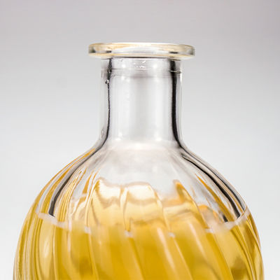 Customized Engraving 375ml 500ml 700ml Glass Bottles for Juice Wine Alcohol Rum Brandy