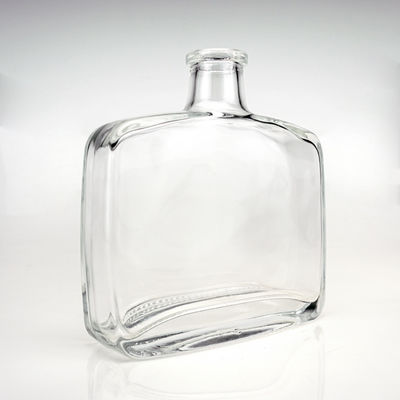 Hot Stamping and Electroplating Glass Bottle 750ml for Liquor Packaging