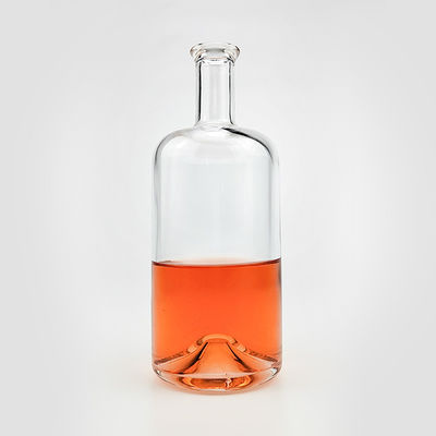 750ml Glass Bottle with Engraving Surface and Cork Screw Cap Perfect