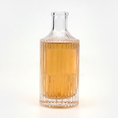 Base Material Glass 250ml Engraving Bottle for Vodka Gin Tequila Rum Whiskey Liquor