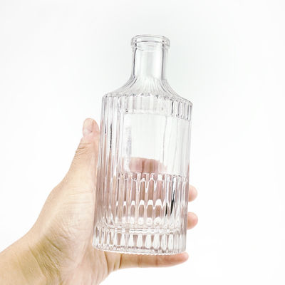 Base Material Glass 250ml Engraving Bottle for Vodka Gin Tequila Rum Whiskey Liquor