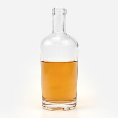 700ml 750ml 1000ml Sealing Type CORK Round Shape Glass Bottle for Liquors and Beverages