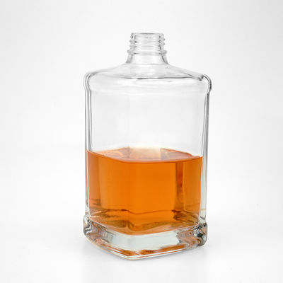 Acceptable Customer's Logo Glass Spirit Rum Bottle 500ml 750ml SCREW CAP Sealing Type