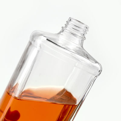 Acceptable Customer's Logo Glass Spirit Rum Bottle 500ml 750ml SCREW CAP Sealing Type