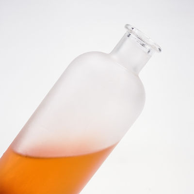 200ml 500ml 700ml 750ml Frosted Glass Bottle for Vodka Spirit Wine OEM/ODM Acceptable