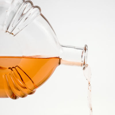 500ml 700ml Clear Glass Bottle With Stopper Cork For BRANDY Acceptable OEM/ODM Unique
