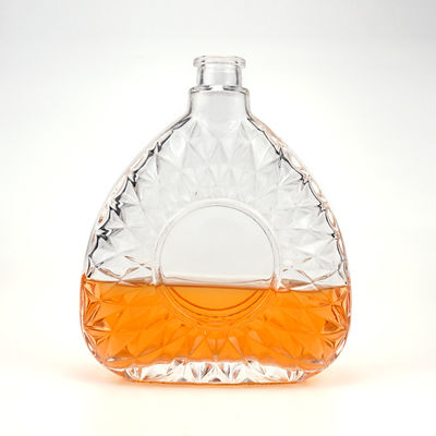 Acceptable Customer's Logo 750ml 75cl Clear Glass Spirit Bottle for Liquors and Beverages