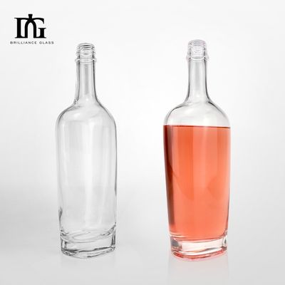 700ml Heavy Bottle Glass Wine Bottle with Screw Cap and Frost Surface Handling
